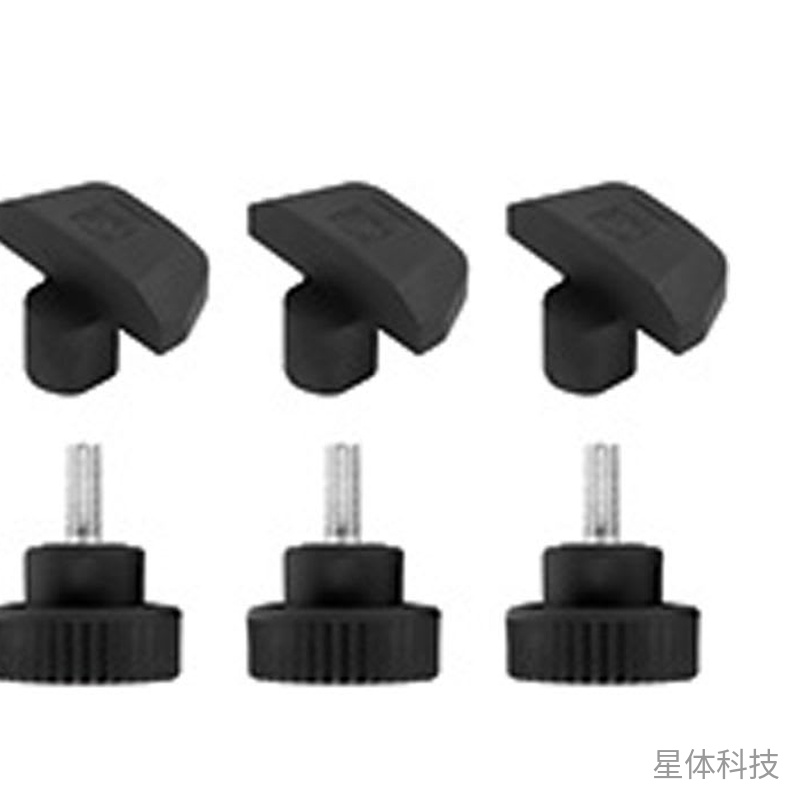 工作台限位挡块 工件定位配件 4组挡块及螺母 适用20mm孔位图片3