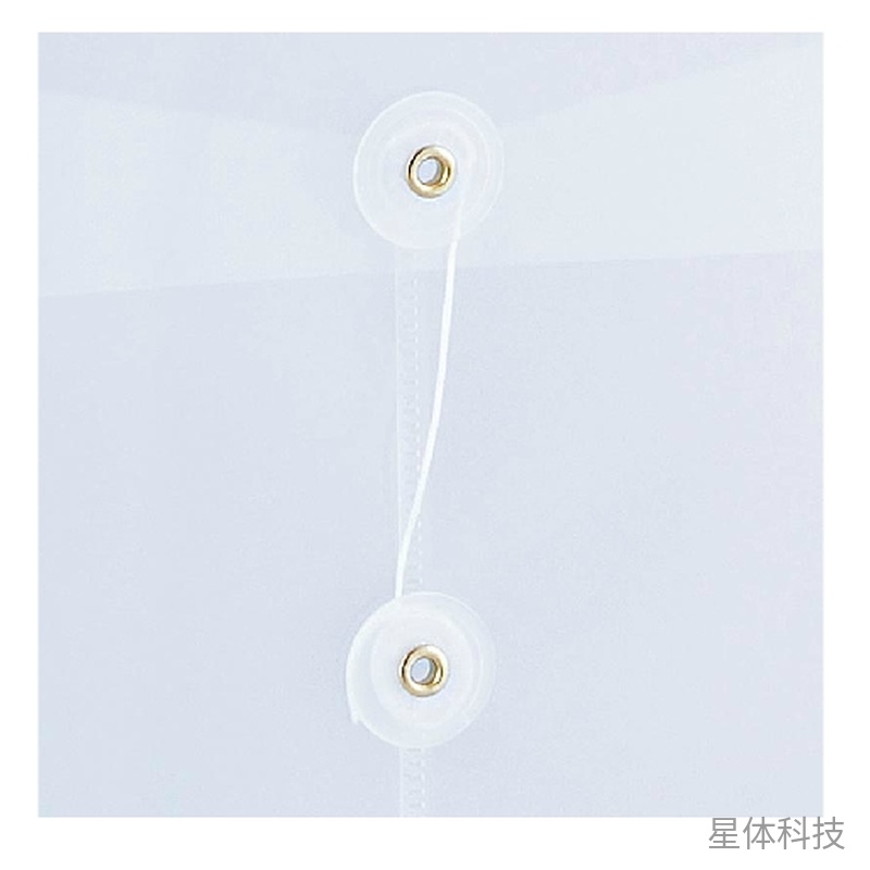 A4透明绳扣PP档案袋 单个装图片3