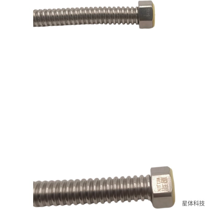 304不锈钢波纹管 15×300毫米 金属软管 热水器进水管 防爆 不锈钢软管 波纹软管 进水软管 上水管 卫浴连接管图片3