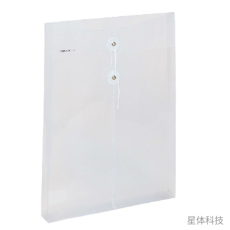 A4透明绳扣PP档案袋 单个装