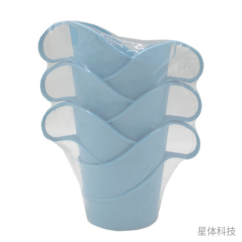 带柄杯托 六个单包 颜色随机图片2