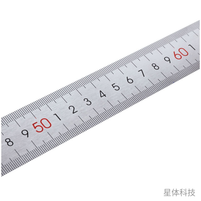 100cm不锈钢直尺 绘图测量尺 单把图片2