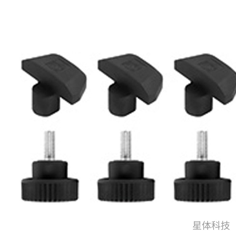 工作台限位挡块 工件定位配件 4组挡块及螺母 适用20mm孔位图片2