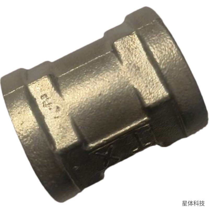 不锈钢管箍 1寸 直接管箍 管箍直接 水管接头 管件接头 管道连接件 直通接头 水管配件 银色图片4