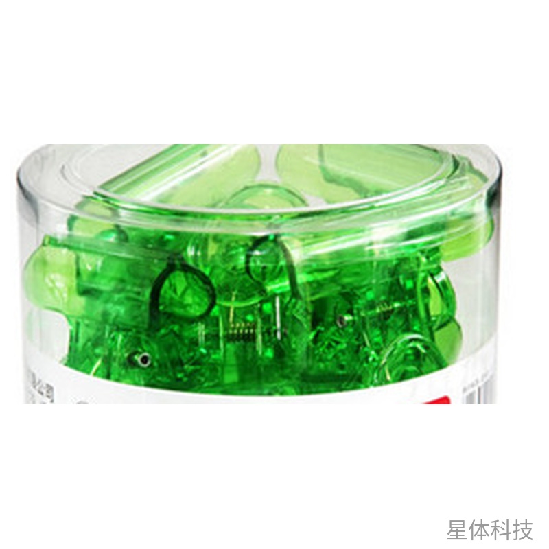 64mm塑料票据夹 弹簧夹纸文件整理12只筒装图片3