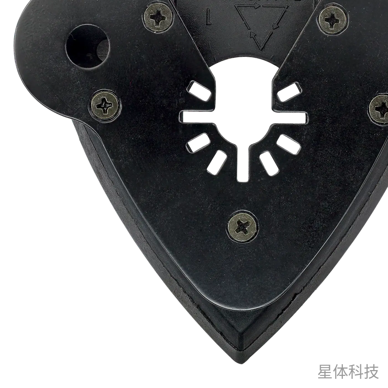 三角砂磨底盘 多功能工具打磨背衬板 带集尘接口 93×93mm图片3