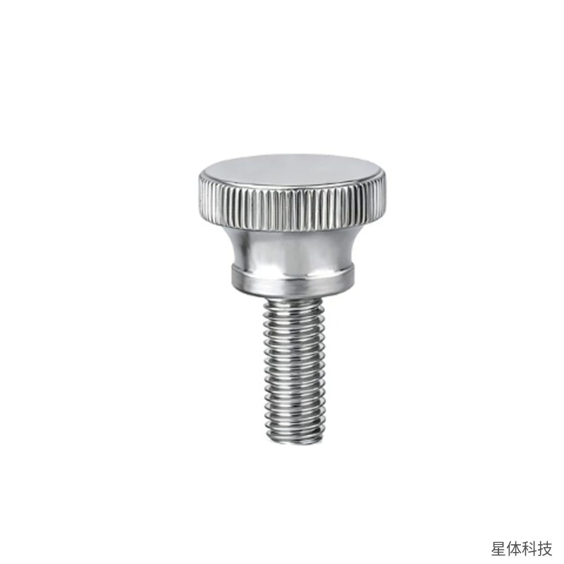 冰匠 304不锈钢手拧螺丝 高头滚花螺丝 手拧螺钉 滚花头螺丝 手扭螺丝 手旋螺丝 五金紧固件 螺钉 银色图片4