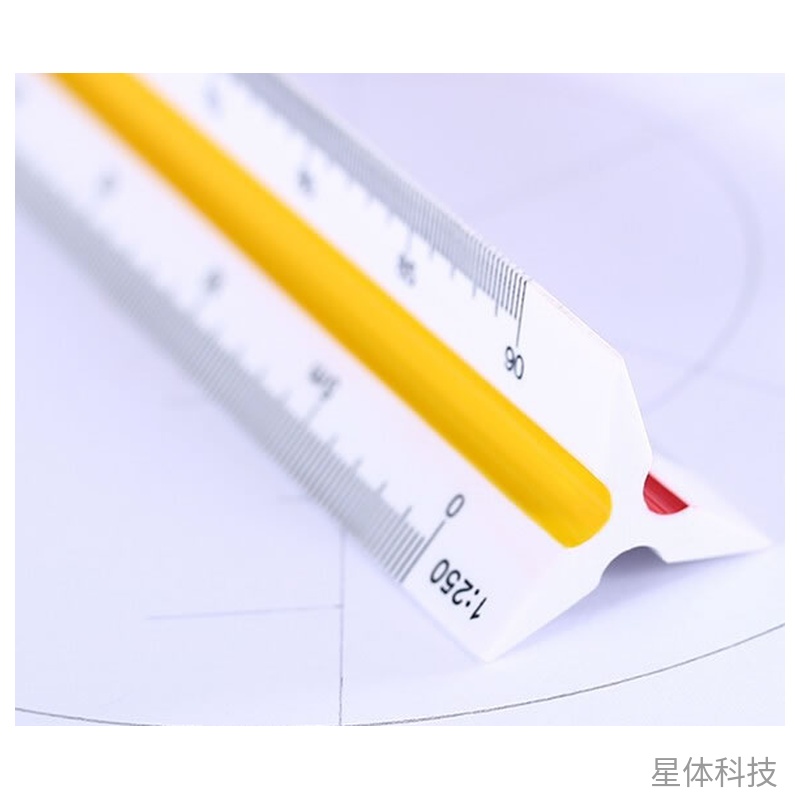 30cm三棱比例尺 绘图比例测量尺 单把图片3