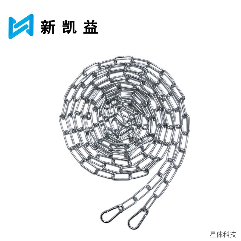 镀锌铁链 链径4毫米 按米销售 长环链条 捆绑悬挂链 铁链条 镀锌链条 吊链 锁链 围栏链 户外五金链条图片4