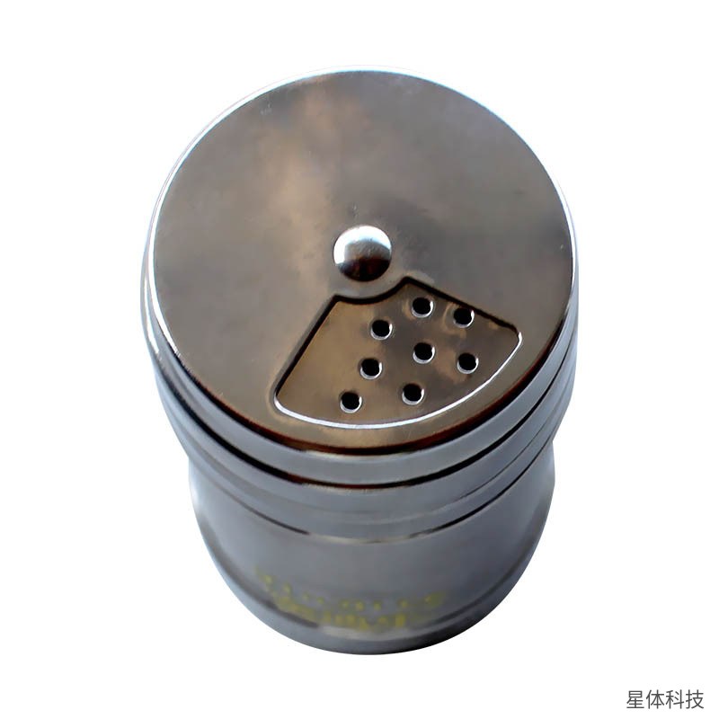 不锈钢胡椒粉罐 旋转调料瓶 撒粉罐 调味罐 胡椒瓶 孜然粉瓶 烧烤撒料瓶 厨房调料罐 调料瓶 银色图片2