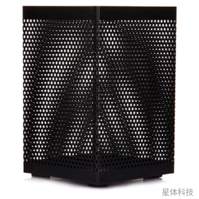 黑色方形金属笔筒 单个装图片3