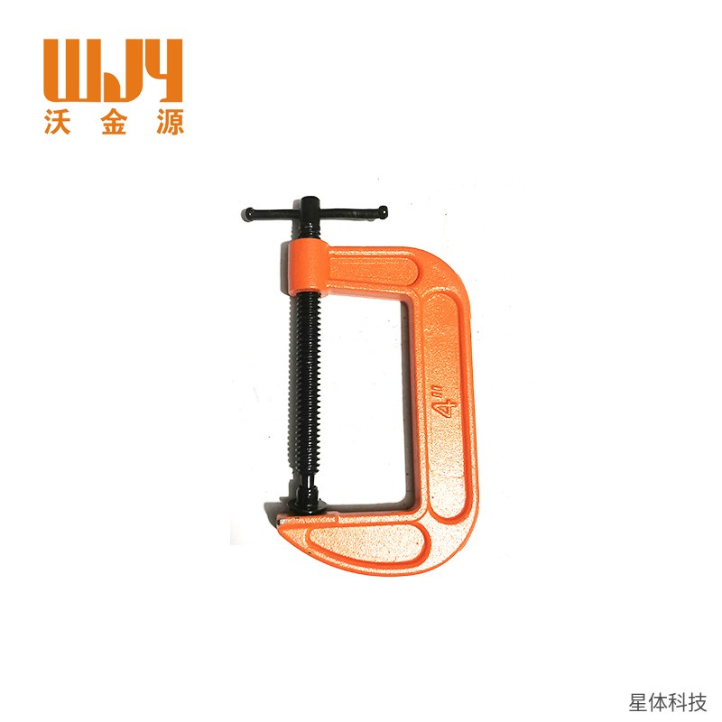 G型夹 C型夹 F夹 固定夹 夹紧器 夹持工具 螺杆夹具 手动夹钳 工件夹具 橙色夹具图片2