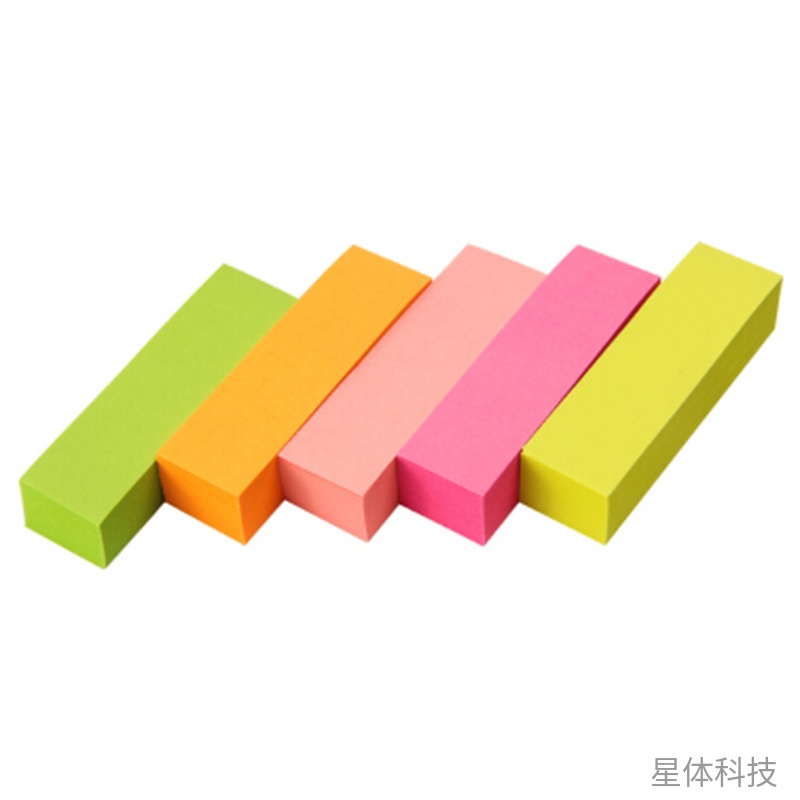 50×15mm荧光便签本 5条×100张装图片2