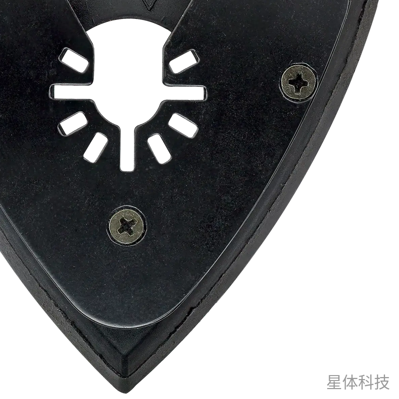 三角砂磨底盘 多功能工具打磨背衬板 带集尘接口 93×93mm图片2