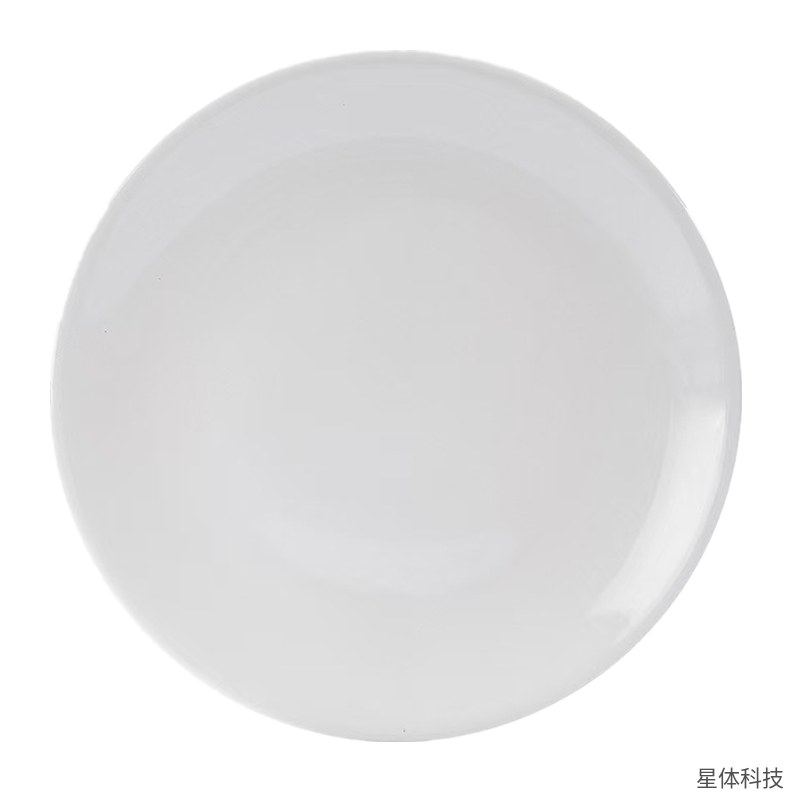 欧明净 陶瓷盘 7英寸 釉下彩菜盘 圆形餐盘 家用盘子 白色瓷盘 饭盘 点心盘 碟子 中式餐具图片3