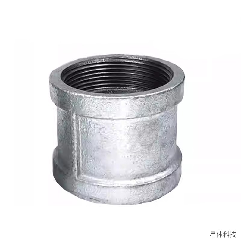 镀锌内丝直通 1寸 水管接头 内螺纹直通 内丝直接 管箍 镀锌管件 水管配件 螺纹连接件 管道对接 银色图片4
