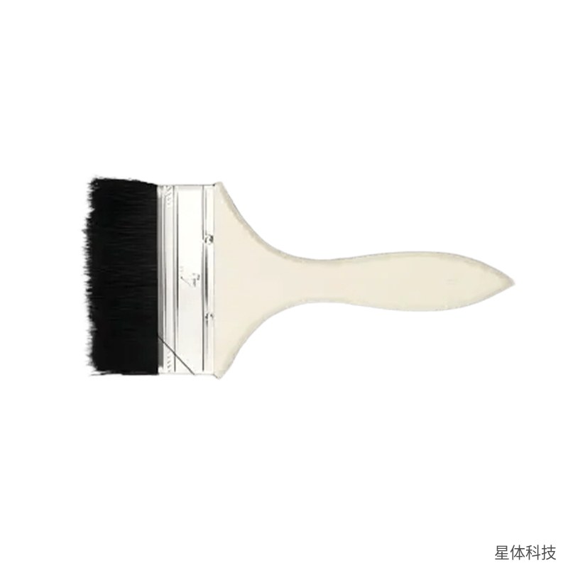 加厚猪鬃油漆刷 4寸 100毫米 木柄扁刷 涂料刷 除尘刷 猪毛刷 油刷 扁油刷 墙面刷漆工具图片2