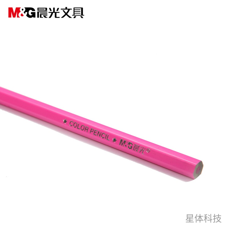 12色彩色木杆铅笔 12支筒装图片2
