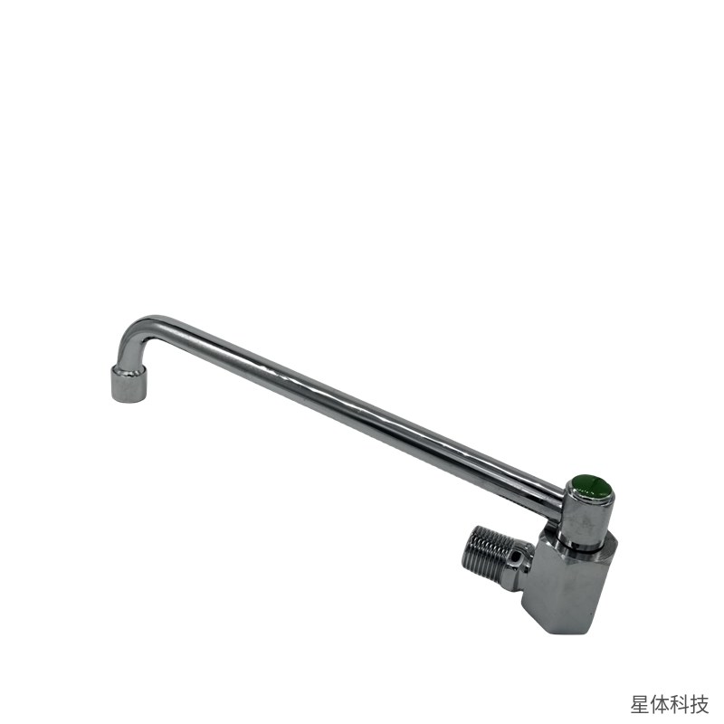 全铜摇摆水龙头 可旋转龙头 单孔水龙头 铜水龙头 旋转出水龙头 立式龙头 铜阀芯龙头 卫浴龙头 银色图片3