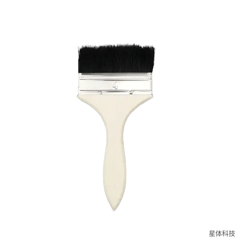 加厚猪鬃油漆刷 4寸 100毫米 木柄扁刷 涂料刷 除尘刷 猪毛刷 油刷 扁油刷 墙面刷漆工具图片4