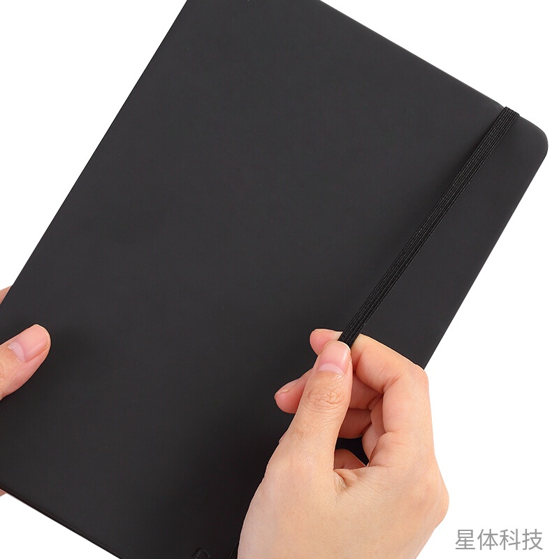 黑色A5皮面笔记本 122张 单本装图片3
