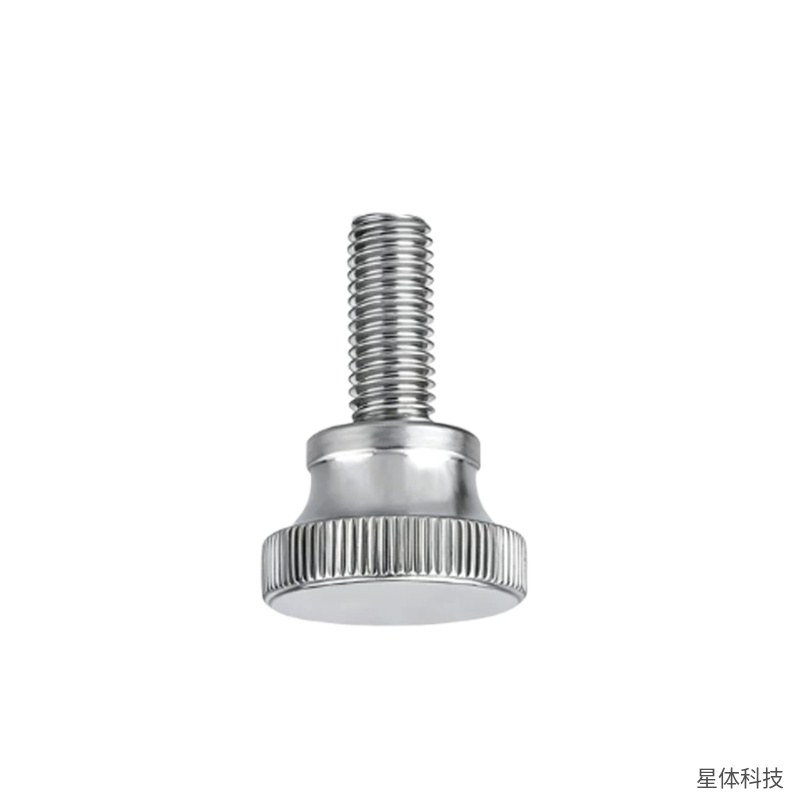 冰匠 304不锈钢手拧螺丝 高头滚花螺丝 手拧螺钉 滚花头螺丝 手扭螺丝 手旋螺丝 五金紧固件 螺钉 银色图片3