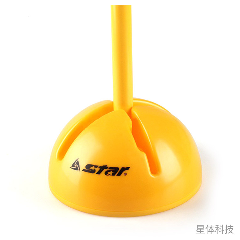 便携式足球障碍训练套装 黄色拼接杆 含底座收纳袋图片3