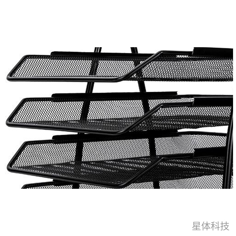 黑色四层金属文件盘 单组装 XT-E252图片3