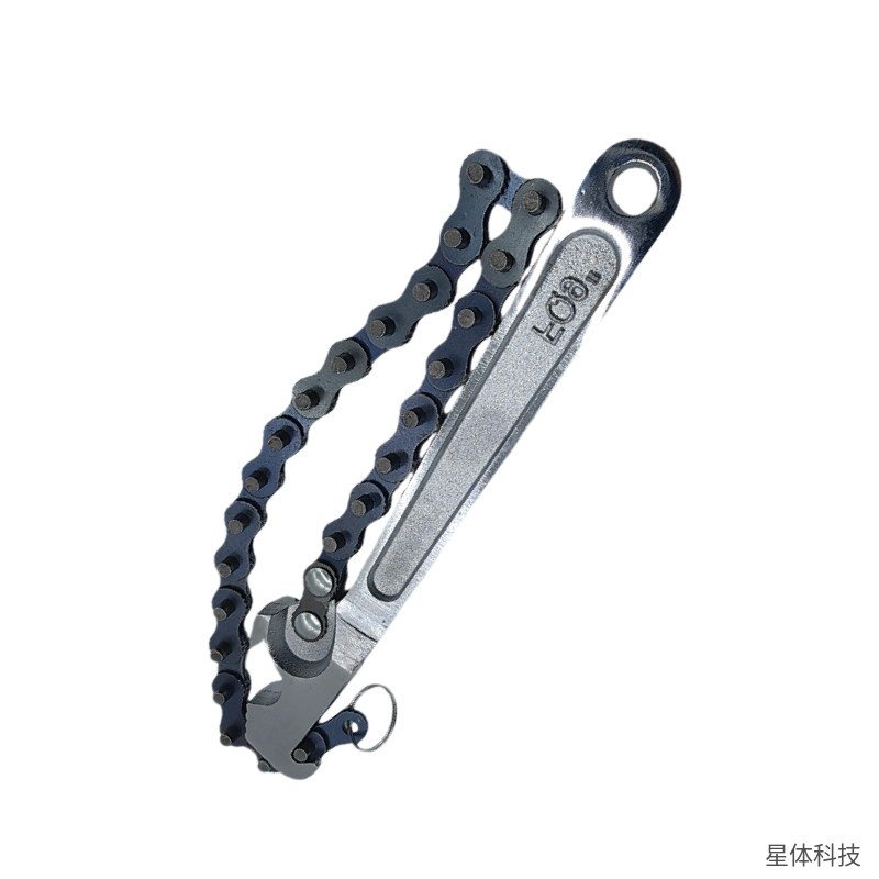 链条扳手 9寸 链式扳手 链条管钳 圆管拆装工具 铸钢扳手 汽修工具 管道维修工具 手动扳手图片3