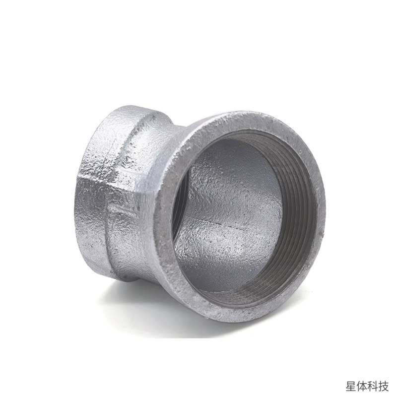 镀锌45度弯头 32规格 内螺纹 水管弯头 管件接头 镀锌管件 45度内丝弯头 消防管弯头 暖气管接头图片2