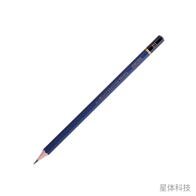 2H六角杆绘图铅笔 素描书写铅笔 12支装图片2