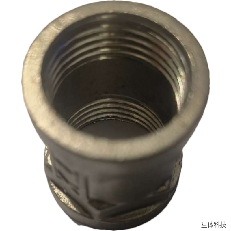 不锈钢管箍 1寸 直接管箍 管箍直接 水管接头 管件接头 管道连接件 直通接头 水管配件 银色图片3