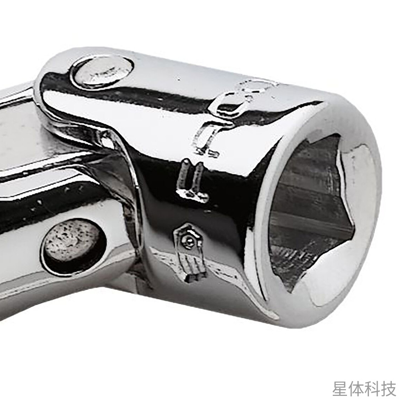 套筒万向接头 方形驱动转接头 手动扳手转换接头 1/4英寸 长33mm图片3