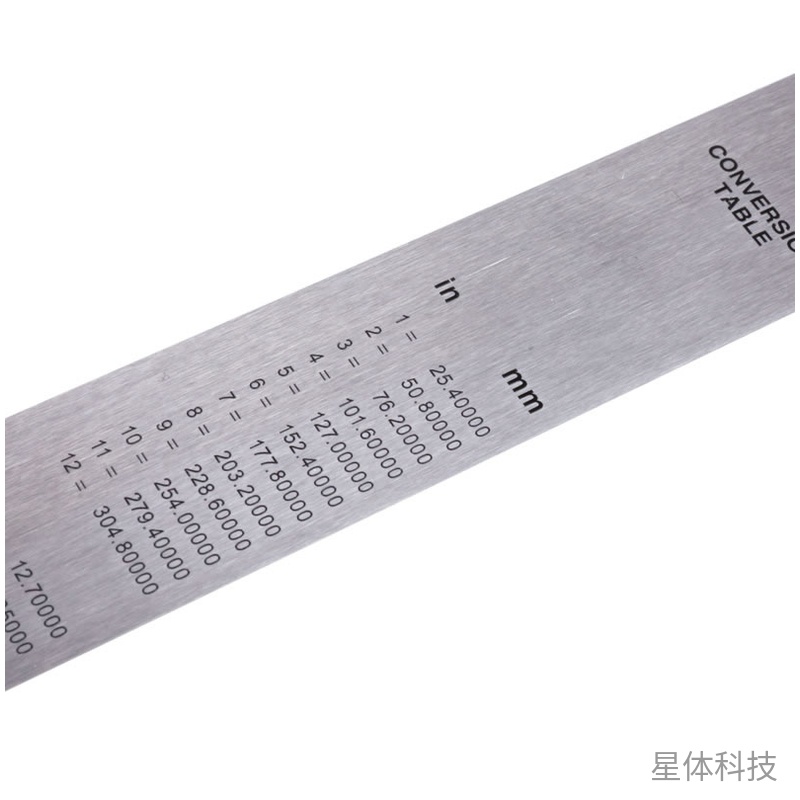 100cm不锈钢直尺 绘图测量尺 单把图片3