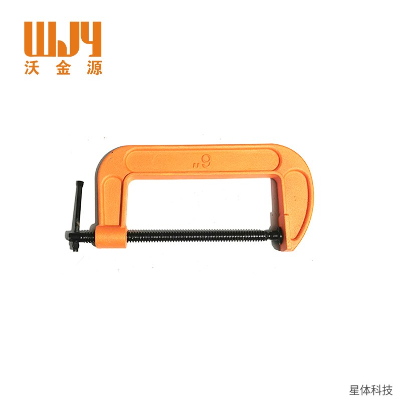 G型夹 C型夹 F夹 固定夹 夹紧器 夹持工具 螺杆夹具 手动夹钳 工件夹具 橙色夹具图片3