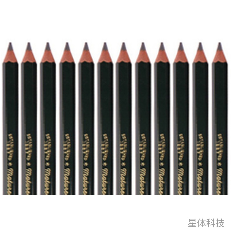 4B木杆绘图铅笔 素描书写铅笔 12支装图片2