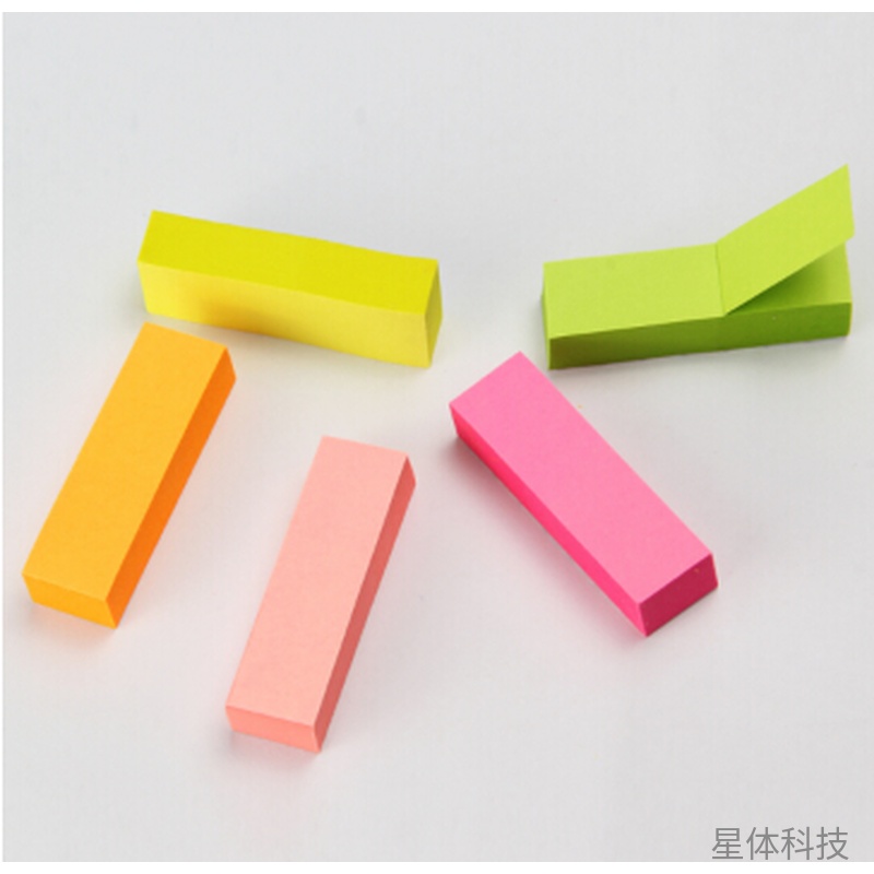 50×15mm荧光便签本 5条×100张装图片3