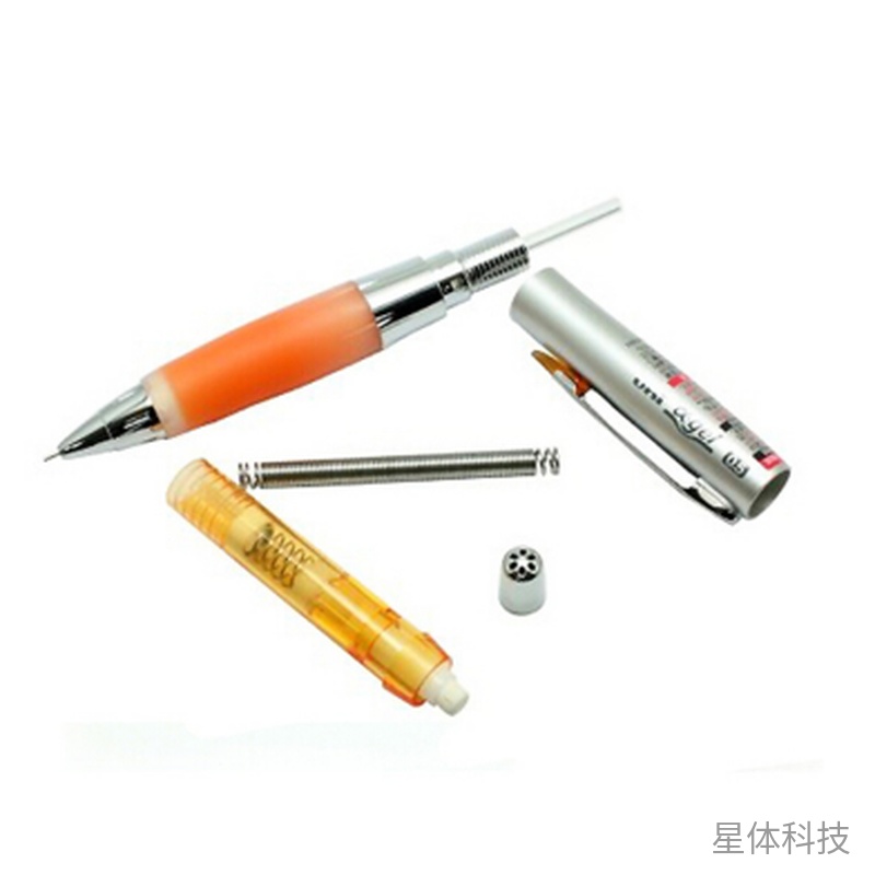 银杆橙握套0.5mm自动铅笔 单支装图片3