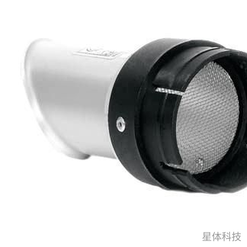 焊烟排烟斜口吸嘴 金属网格吸烟管口 直径50mm 长130mm图片3
