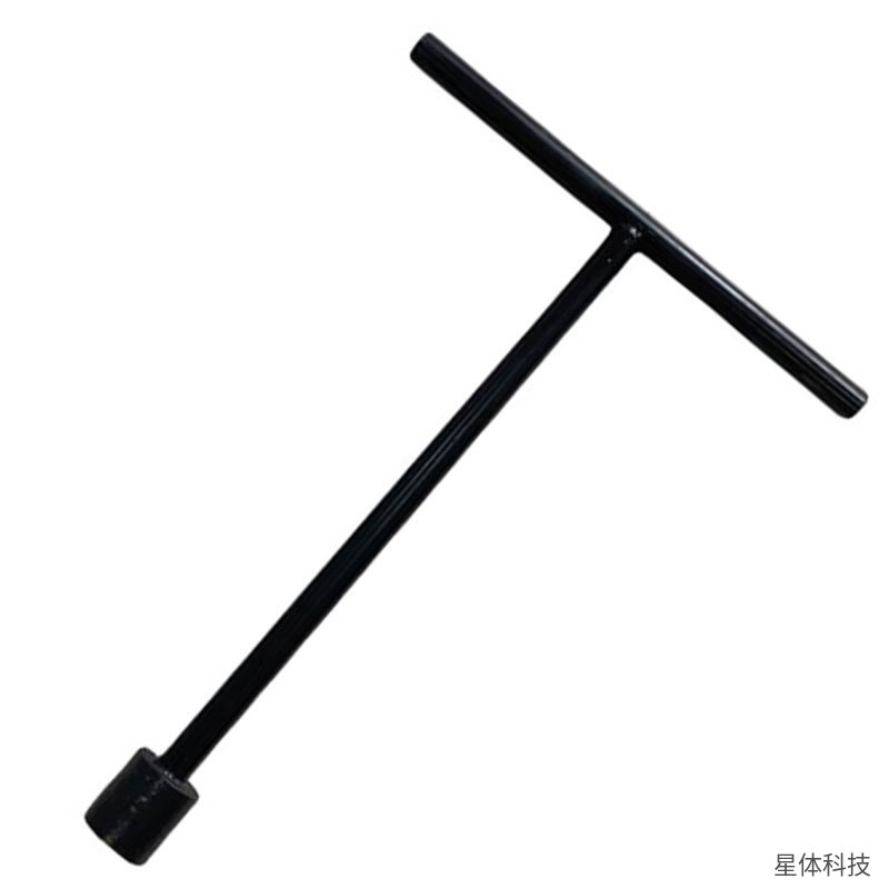 丁字扳手 T型套筒扳手 46毫米 T字扳手 外六角套筒扳手 螺栓拆装工具 机修扳手 黑色 手动扳手图片3