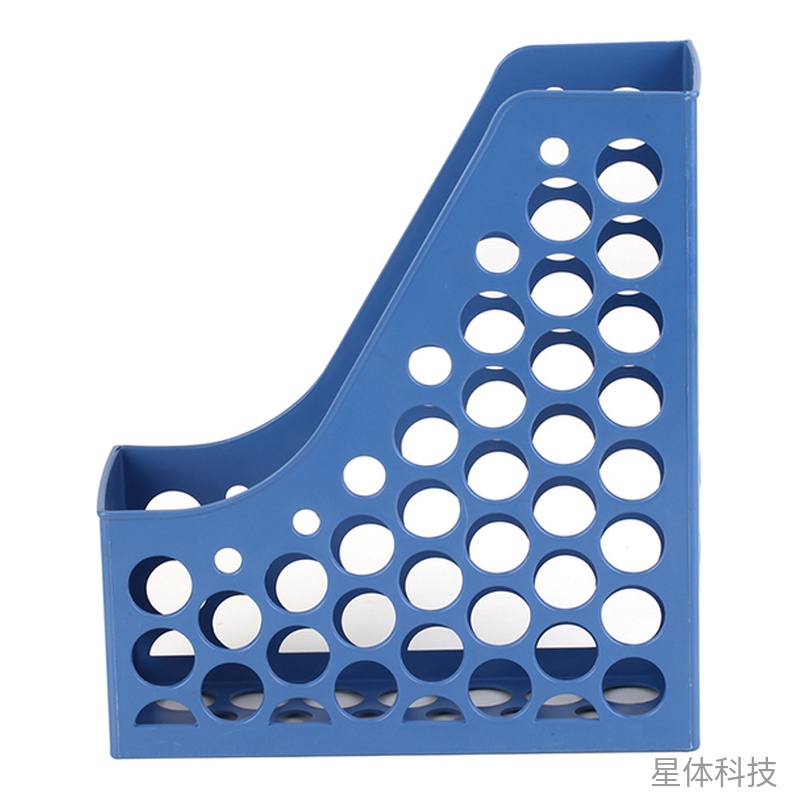 单格文件框 桌面资料整理架 蓝色 单个图片3