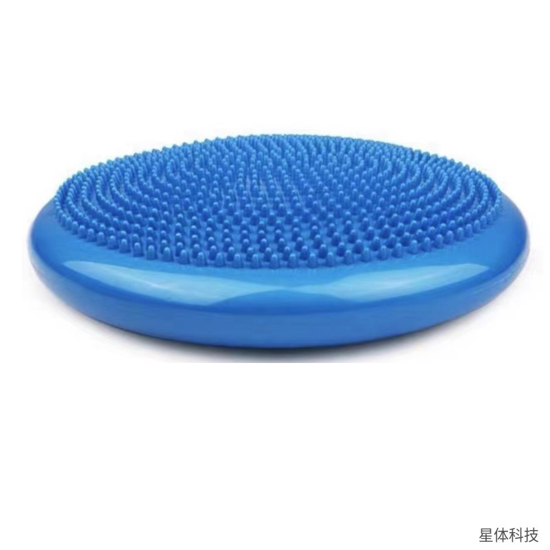 吉诺尔 PVC平衡垫 瑜伽平衡垫 平衡盘 康复训练垫 核心训练器材 平衡板 体能训练器材 健身器材 蓝色图片5