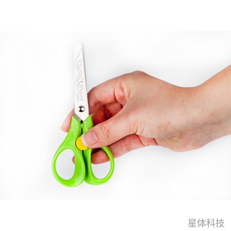 13cm锁扣圆头剪刀 不锈钢刀片 单把装 XT-E247图片2