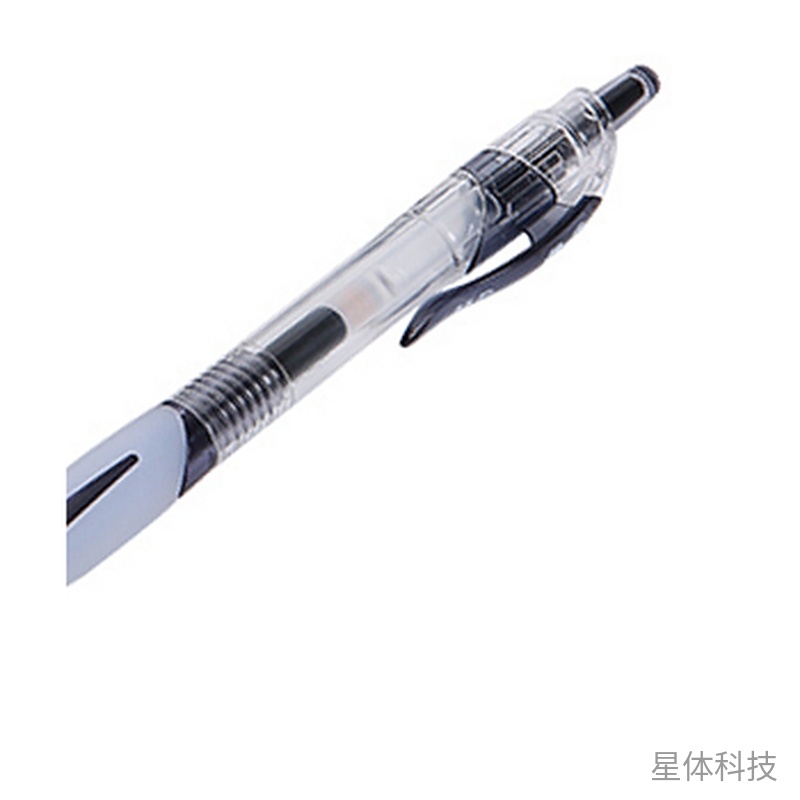 黑色0.5mm按动中性笔 办公签字 单支装图片3