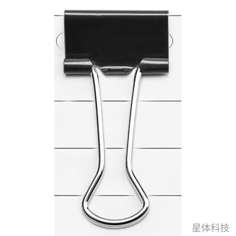 32mm黑色金属长尾夹 12只盒装图片2