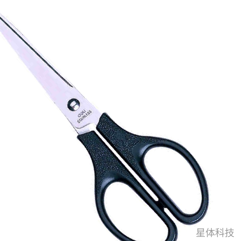 黑色170mm剪刀 不锈钢刀刃 办公剪纸 单把装图片3