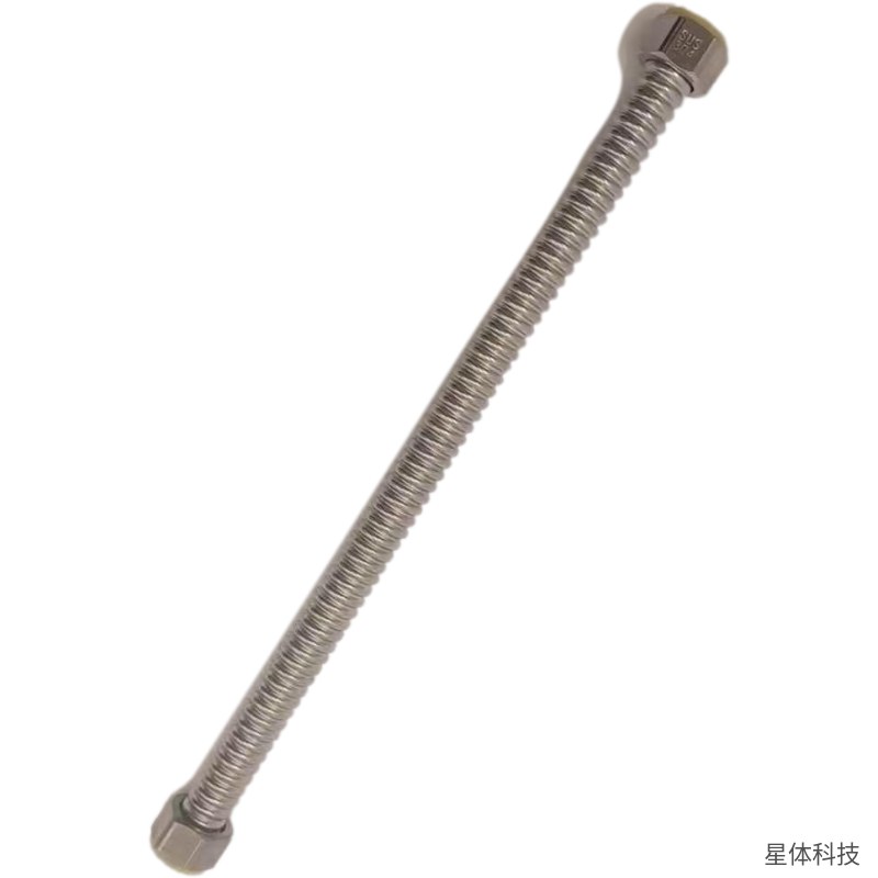 304不锈钢波纹管 15×300毫米 金属软管 热水器进水管 防爆 不锈钢软管 波纹软管 进水软管 上水管 卫浴连接管图片2