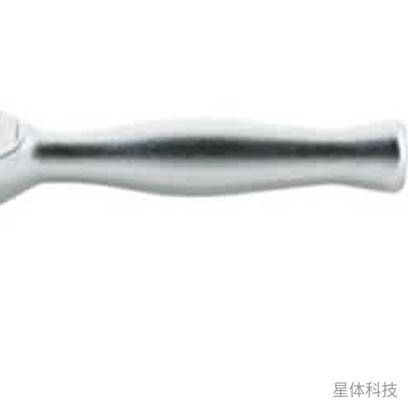 手动棘轮扳手 短柄套筒驱动工具 1/4英寸方形接口 总长90mm图片3