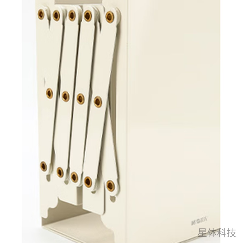 书立 19cm，可伸缩，象牙白，三个分格图片3