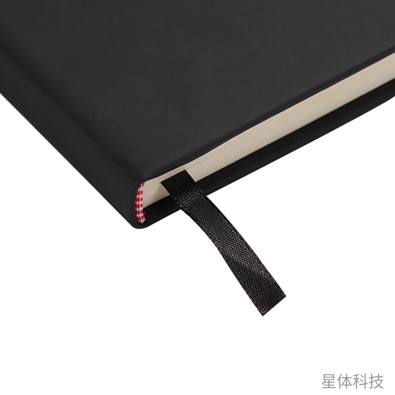 黑色A5皮面笔记本 122张 单本装图片2